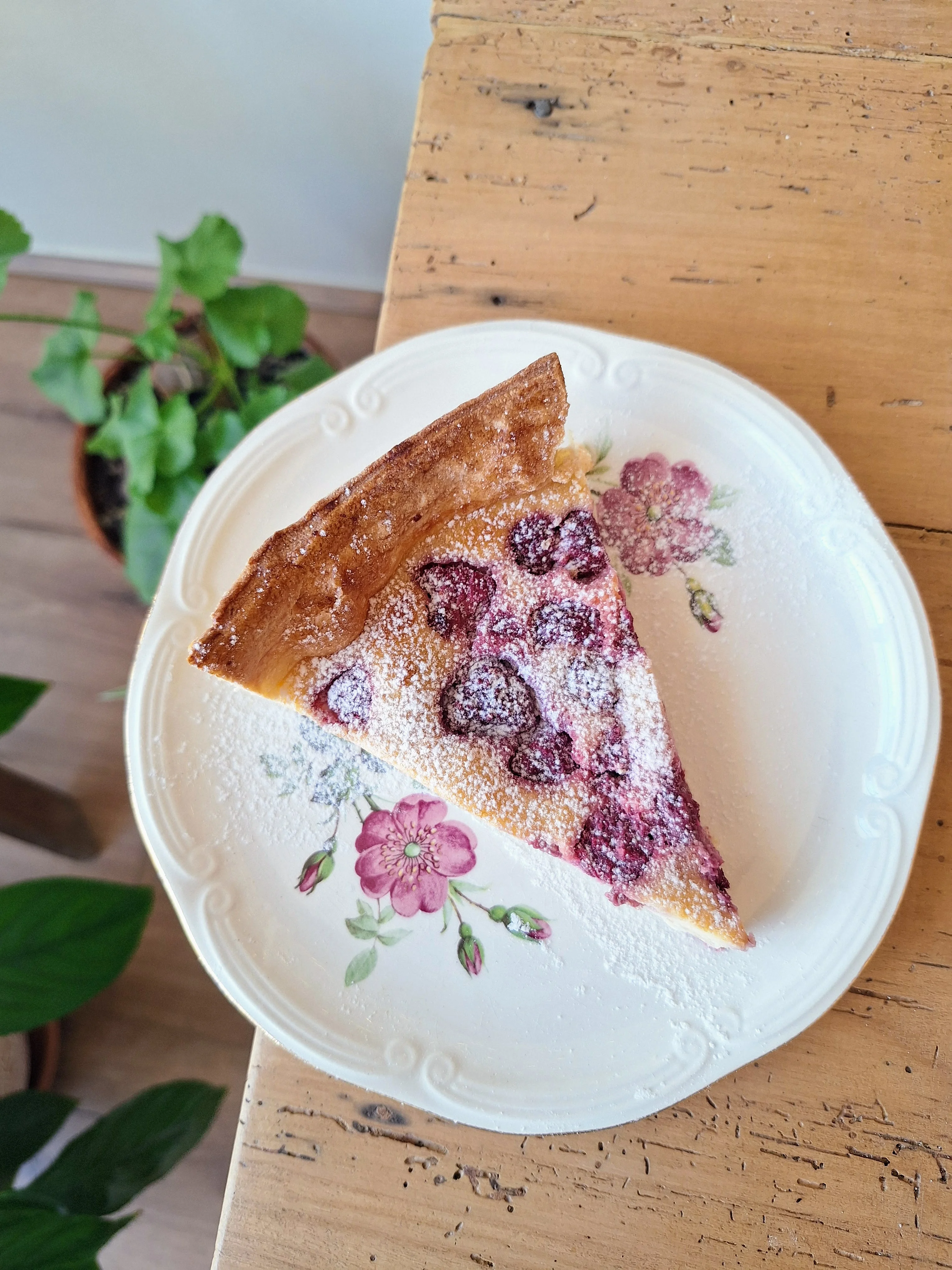Tarte aux framboises